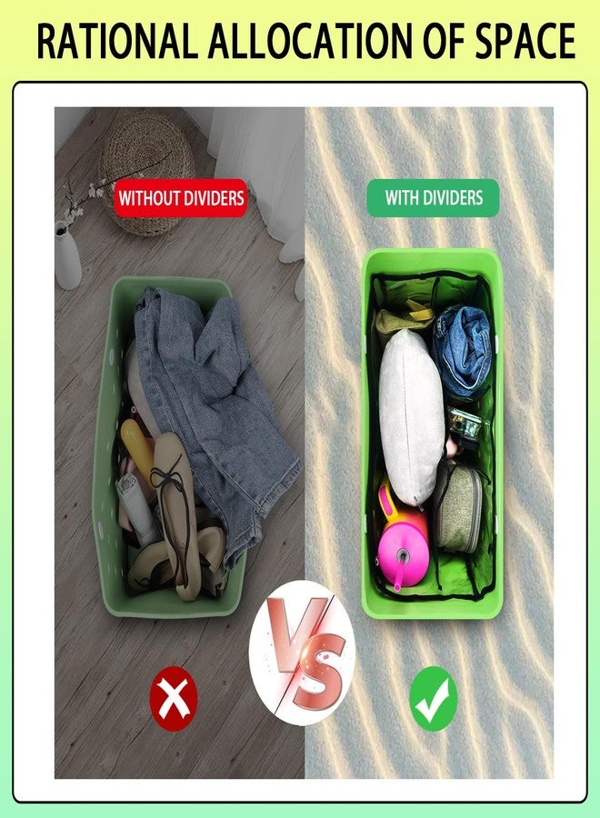 Kooterfun Clear Beach Bag Organizer Inserts for X Large Bogg Bag Accessories, Original Waterproof Insert Divider Pouch, Compatible Other Rubber Tote Bags, Organizing Your Bags and Divide Space - Image 5